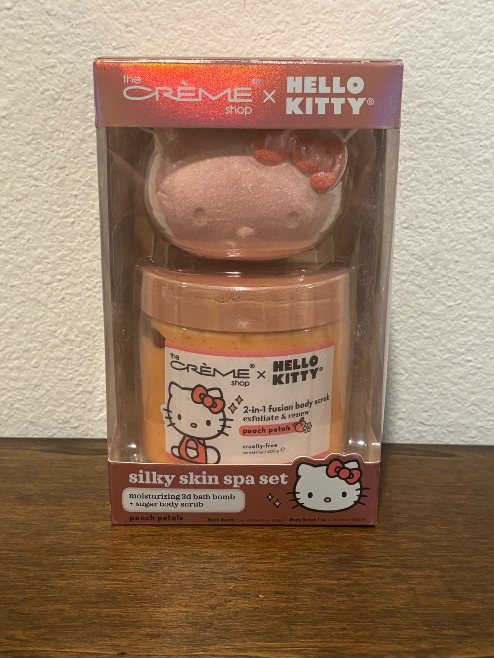 The Crème Shop x Hello Kitty Silky Skin Spa Set - Pink & Peach